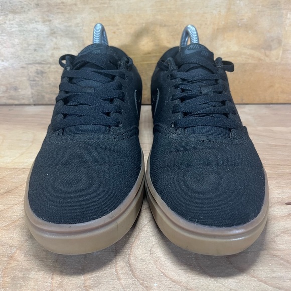 Nike SB Check Solar Womens Sz 8.5 Skate Shoes Sneakers Black Lace Up 843896-009 - Picture 2 of 8